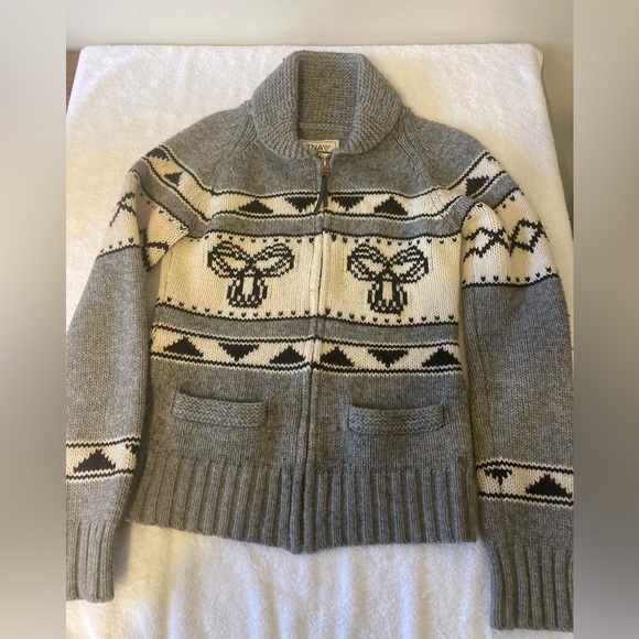 TNA wool full zip sweater size Medium - Picture 1 of 3